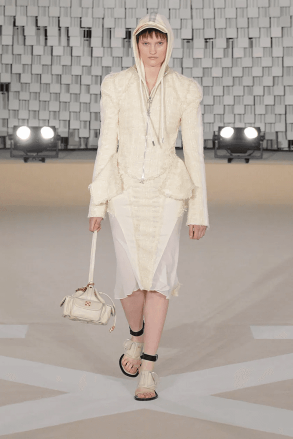 Off-White™ Fall Winter 2025 Paris Fashion Week ib kamara womenswear menswear doja cat burna boy runway show