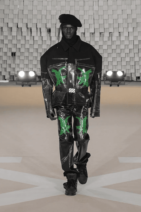 Off-White™ Fall Winter 2025 Paris Fashion Week ib kamara womenswear menswear doja cat burna boy runway show