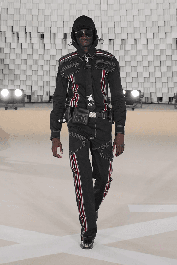 Off-White™ Fall Winter 2025 Paris Fashion Week ib kamara womenswear menswear doja cat burna boy runway show