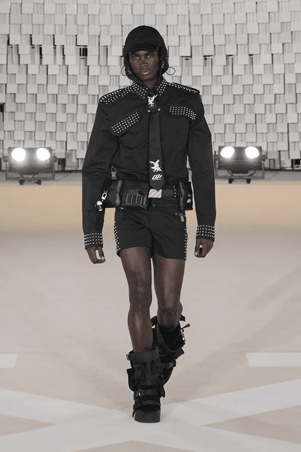 Off-White™ Fall Winter 2025 Paris Fashion Week ib kamara womenswear menswear doja cat burna boy runway show
