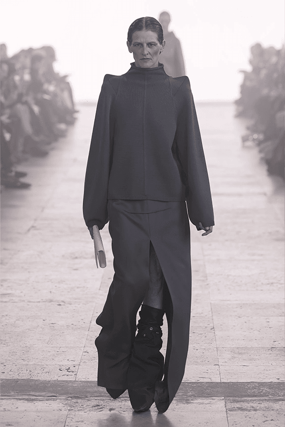 Rick Owens Fall Winter 2025 Paris Fashion Week womenswear runway show