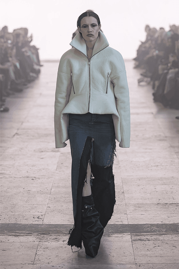 Rick Owens Fall Winter 2025 Paris Fashion Week womenswear runway show