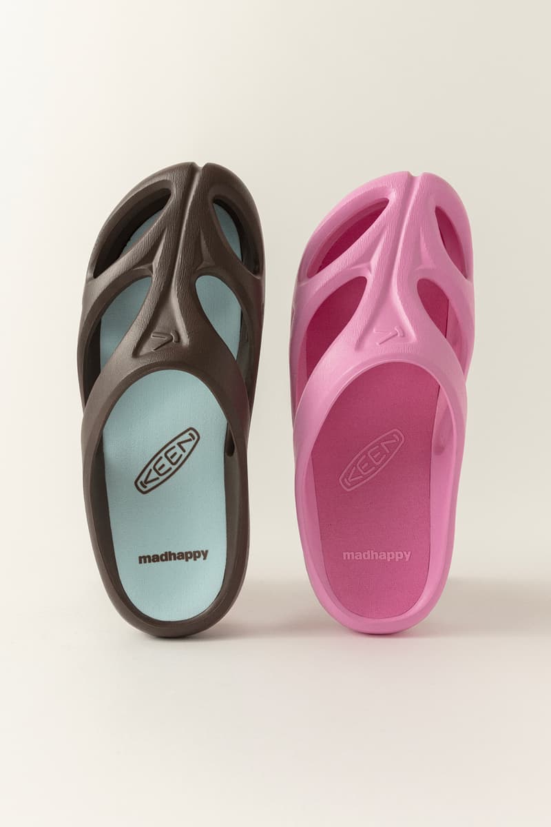 Madhappy and KEEN Connect on Collaborative Shanti Clog release info drop sandal peace hybrid portland footwear