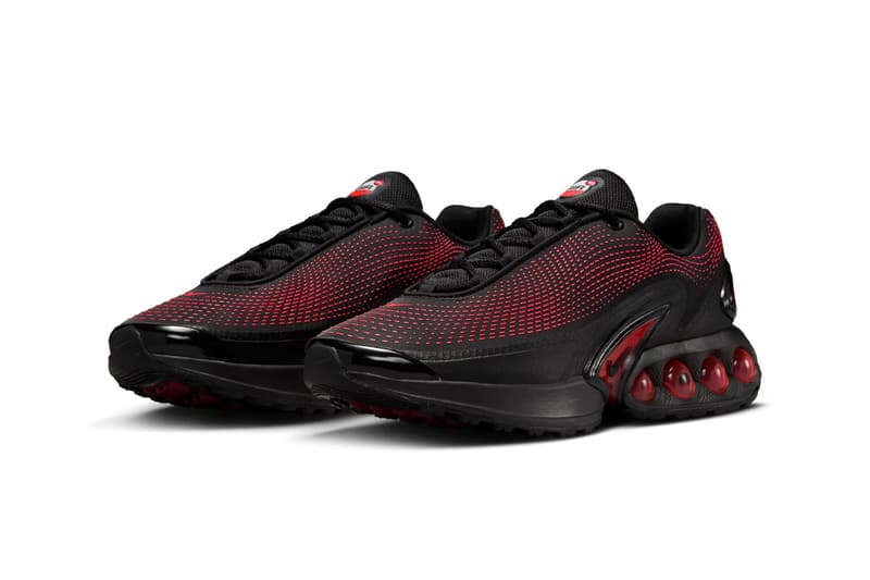 Official Look at the Nike Air Max DN "Bred" HV5235-002 black bright crimson swoosh