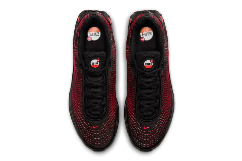 Official Look at the Nike Air Max DN "Bred" HV5235-002 black bright crimson swoosh