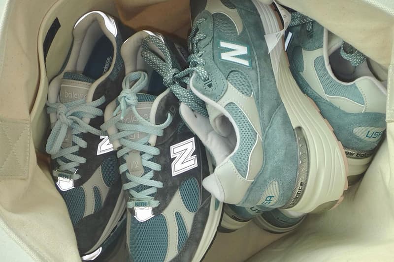 Ronnie Fieg Previews New KITH x New Balance Collabs 990 991 992 990v2 made in usa  uk sneaker made in usa osaka store drop release info