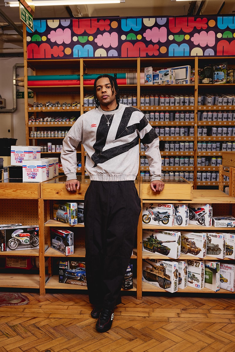 umbro football fashion sportswear collection spring summer 2025 bloke blokecore trend soccer heritage manchester united kingdom inspired palace supreme aries collaborations