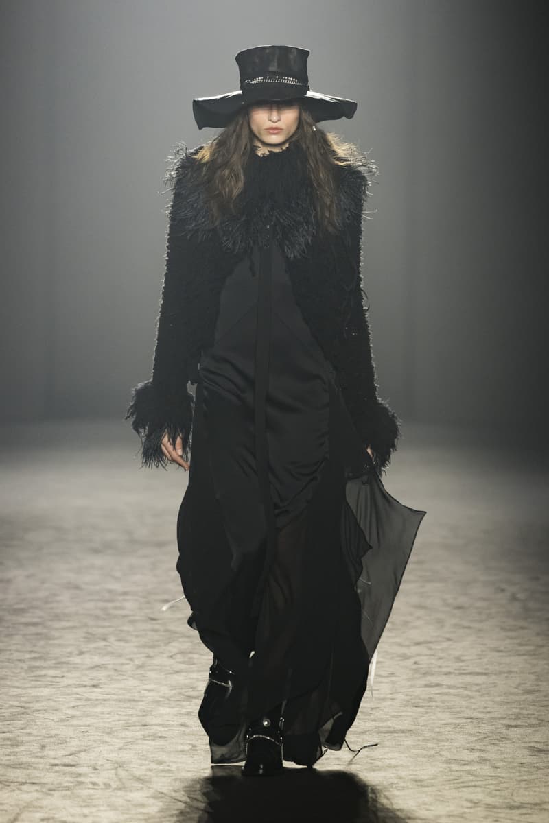 Ann Demeulemeester Fall Winter 2025 Paris Fashion Week womenswear menswear runway show Stefano Gallici