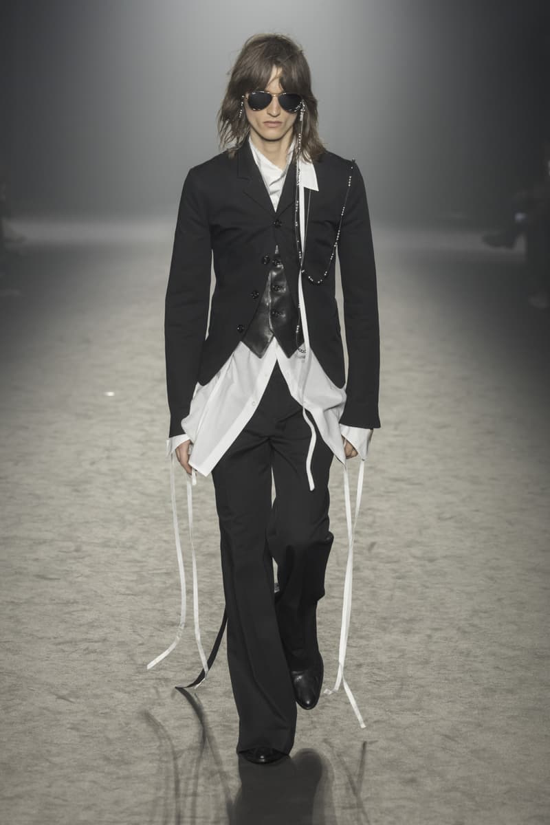 Ann Demeulemeester Fall Winter 2025 Paris Fashion Week womenswear menswear runway show Stefano Gallici