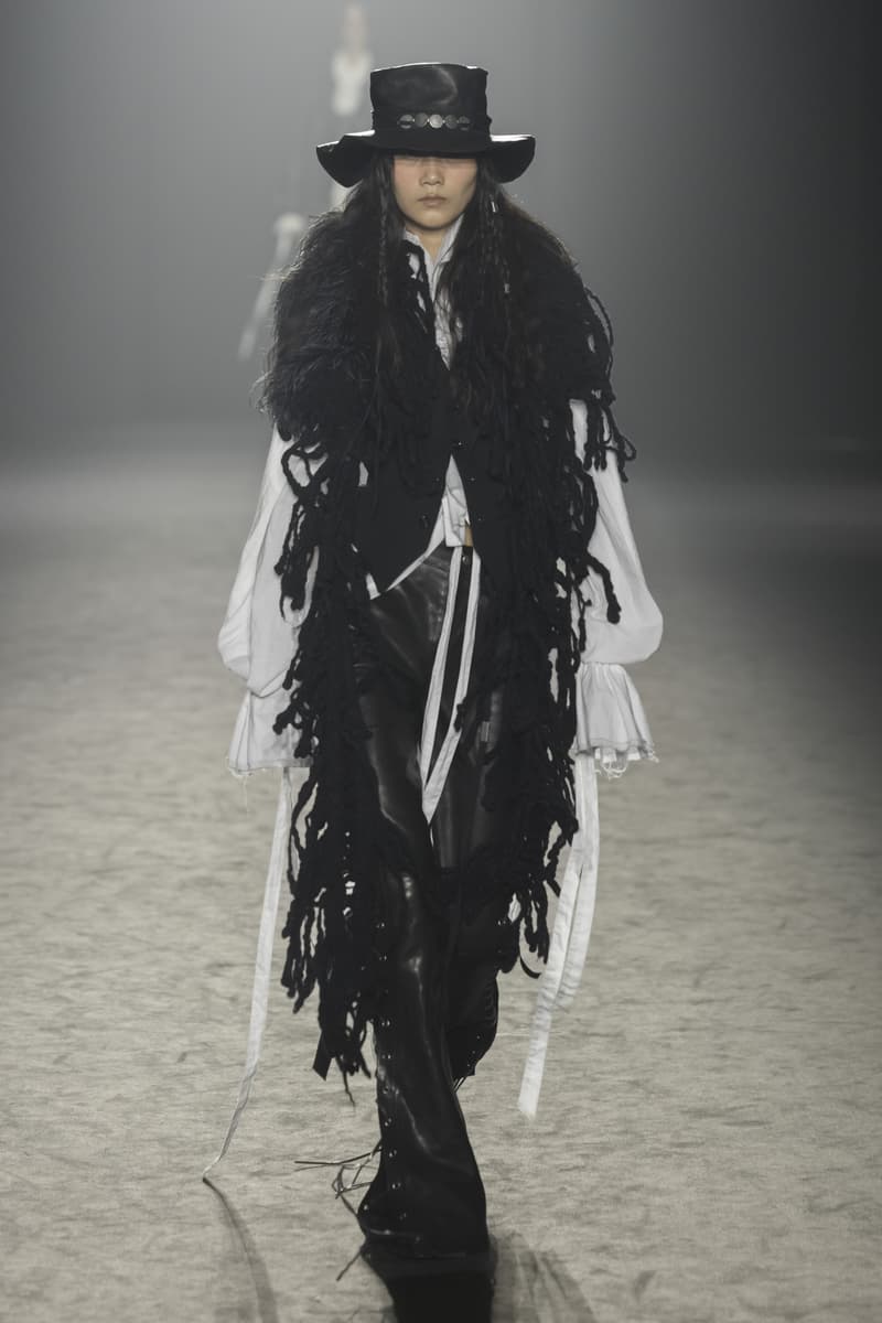 Ann Demeulemeester Fall Winter 2025 Paris Fashion Week womenswear menswear runway show Stefano Gallici