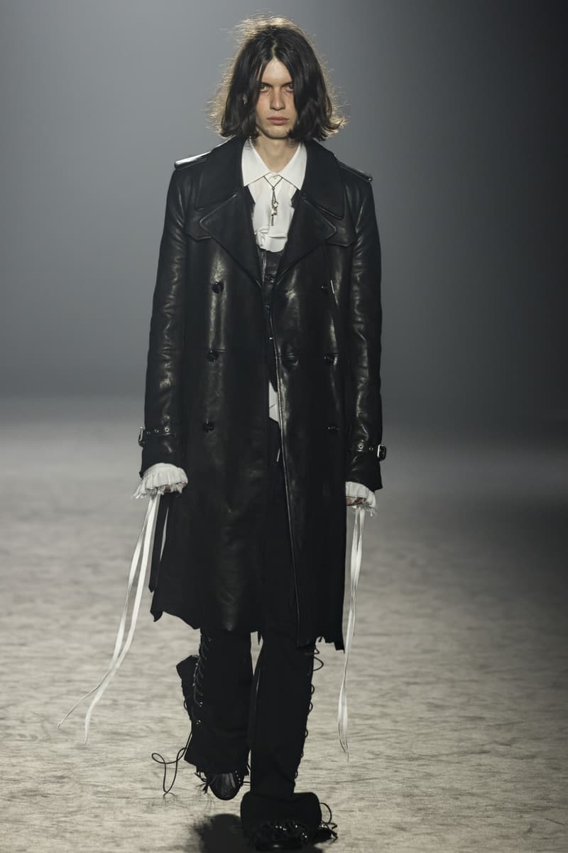 Ann Demeulemeester Fall Winter 2025 Paris Fashion Week womenswear menswear runway show Stefano Gallici