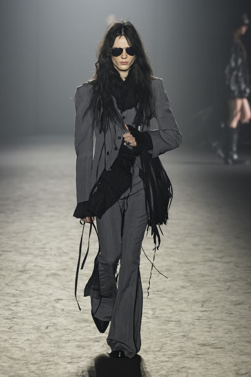 Ann Demeulemeester Fall Winter 2025 Paris Fashion Week womenswear menswear runway show Stefano Gallici