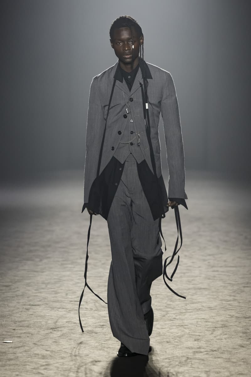 Ann Demeulemeester Fall Winter 2025 Paris Fashion Week womenswear menswear runway show Stefano Gallici