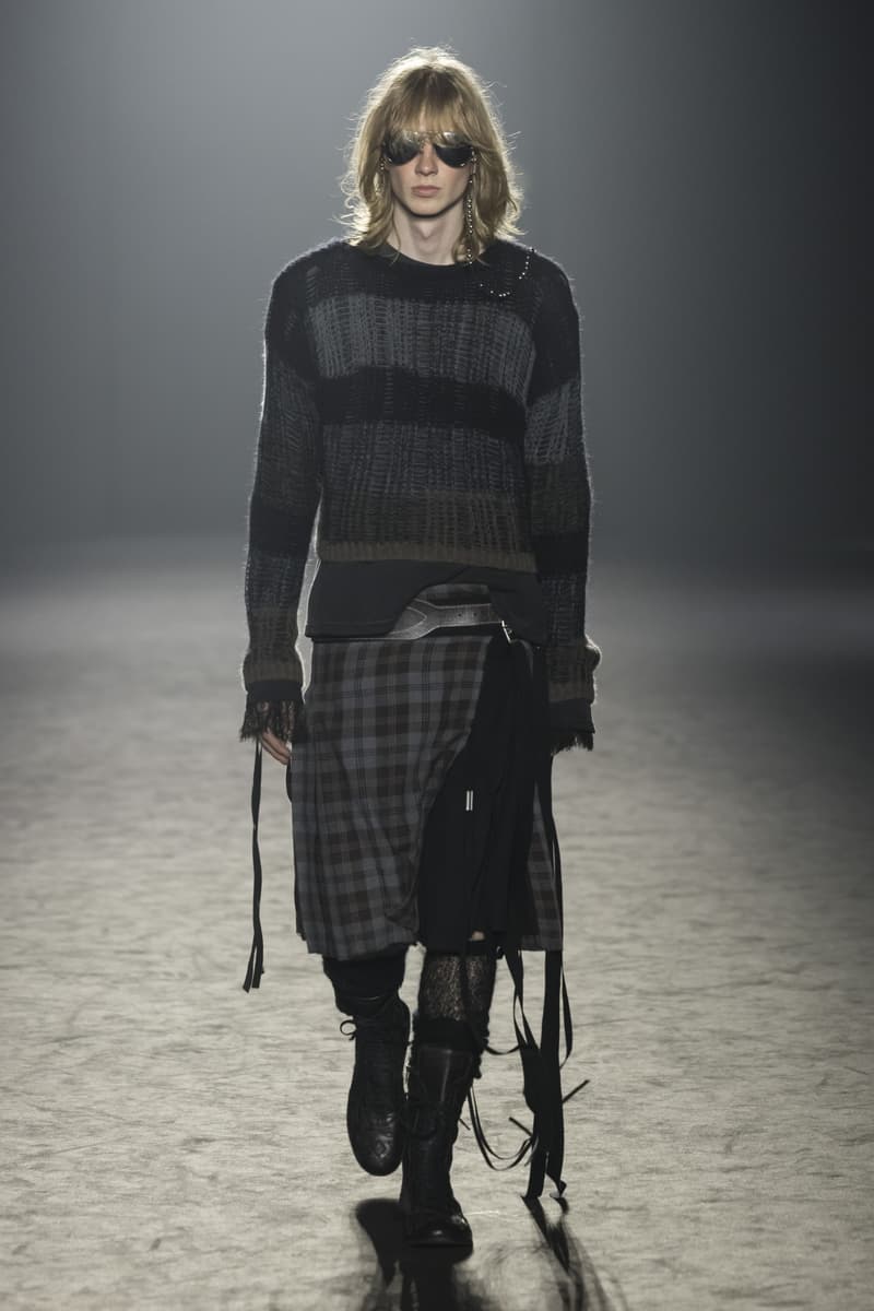 Ann Demeulemeester Fall Winter 2025 Paris Fashion Week womenswear menswear runway show Stefano Gallici