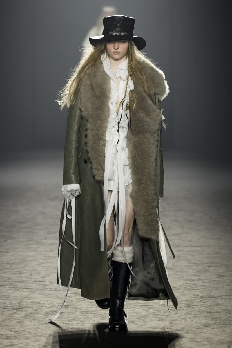 Ann Demeulemeester Fall Winter 2025 Paris Fashion Week womenswear menswear runway show Stefano Gallici