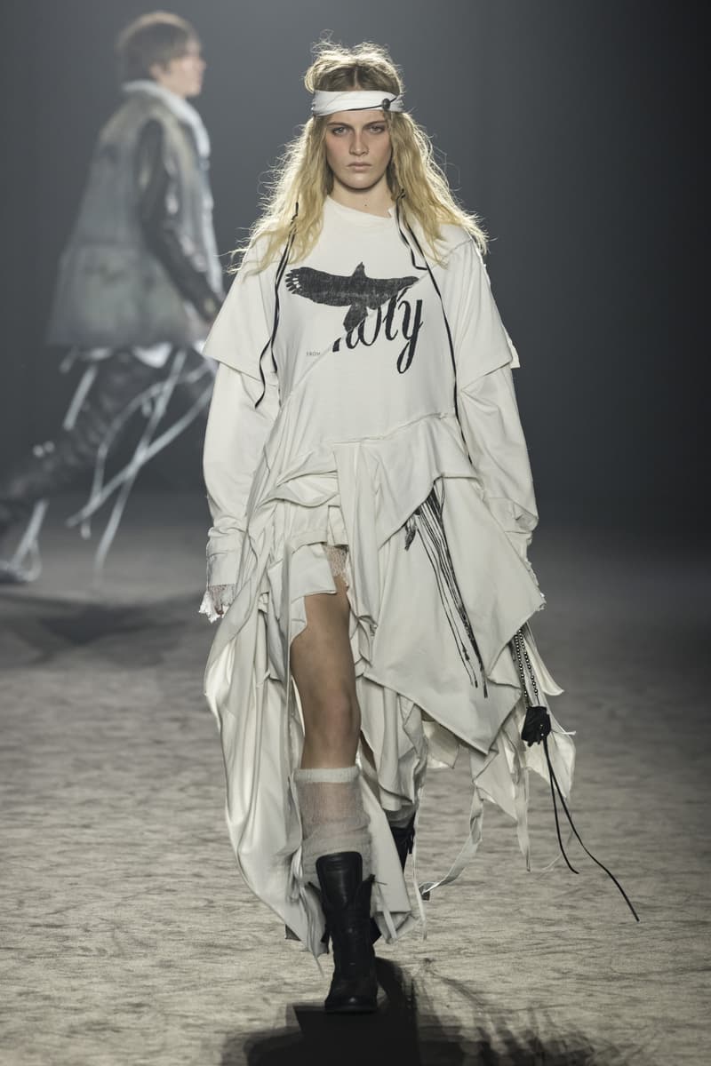 Ann Demeulemeester Fall Winter 2025 Paris Fashion Week womenswear menswear runway show Stefano Gallici