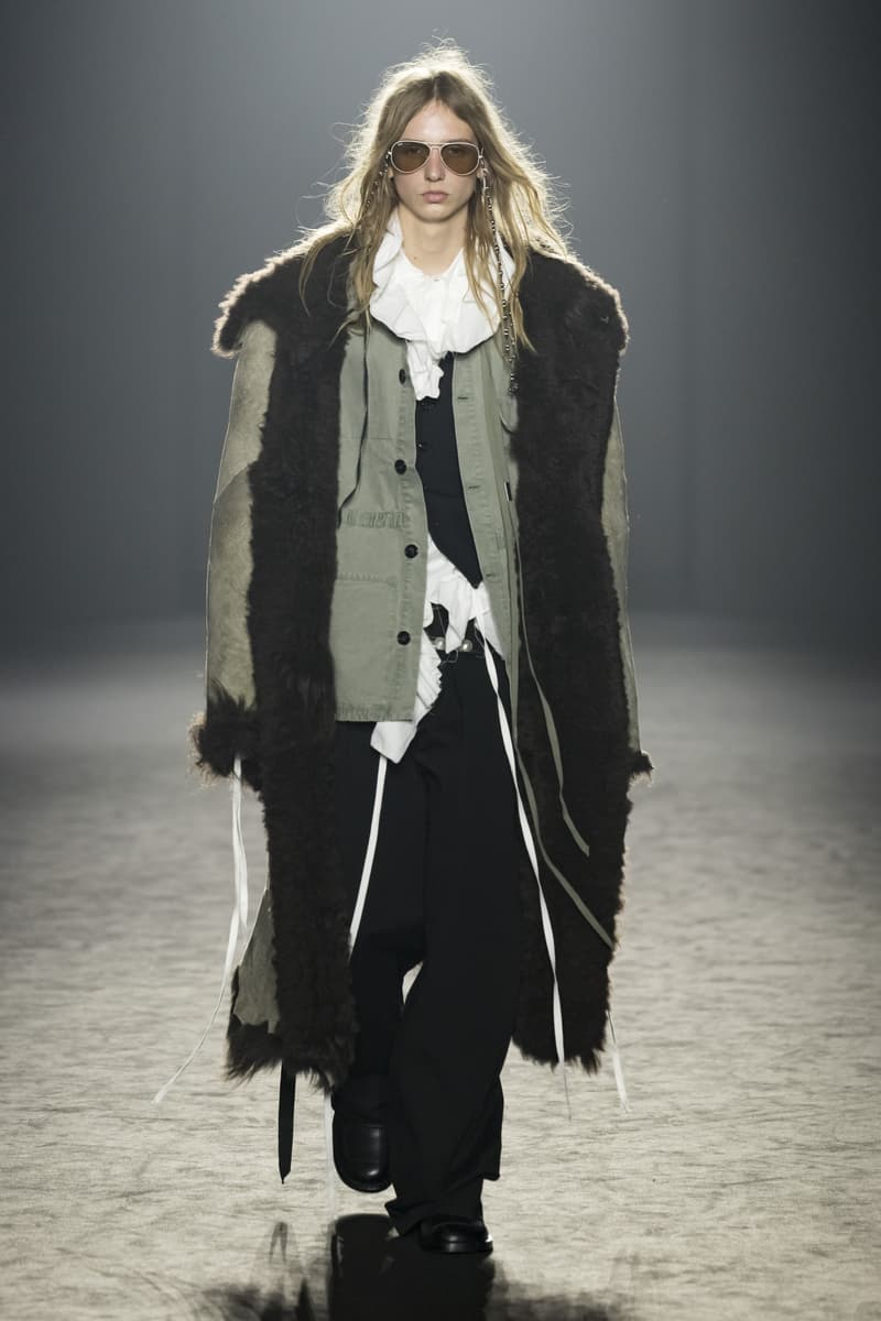 Ann Demeulemeester Fall Winter 2025 Paris Fashion Week womenswear menswear runway show Stefano Gallici