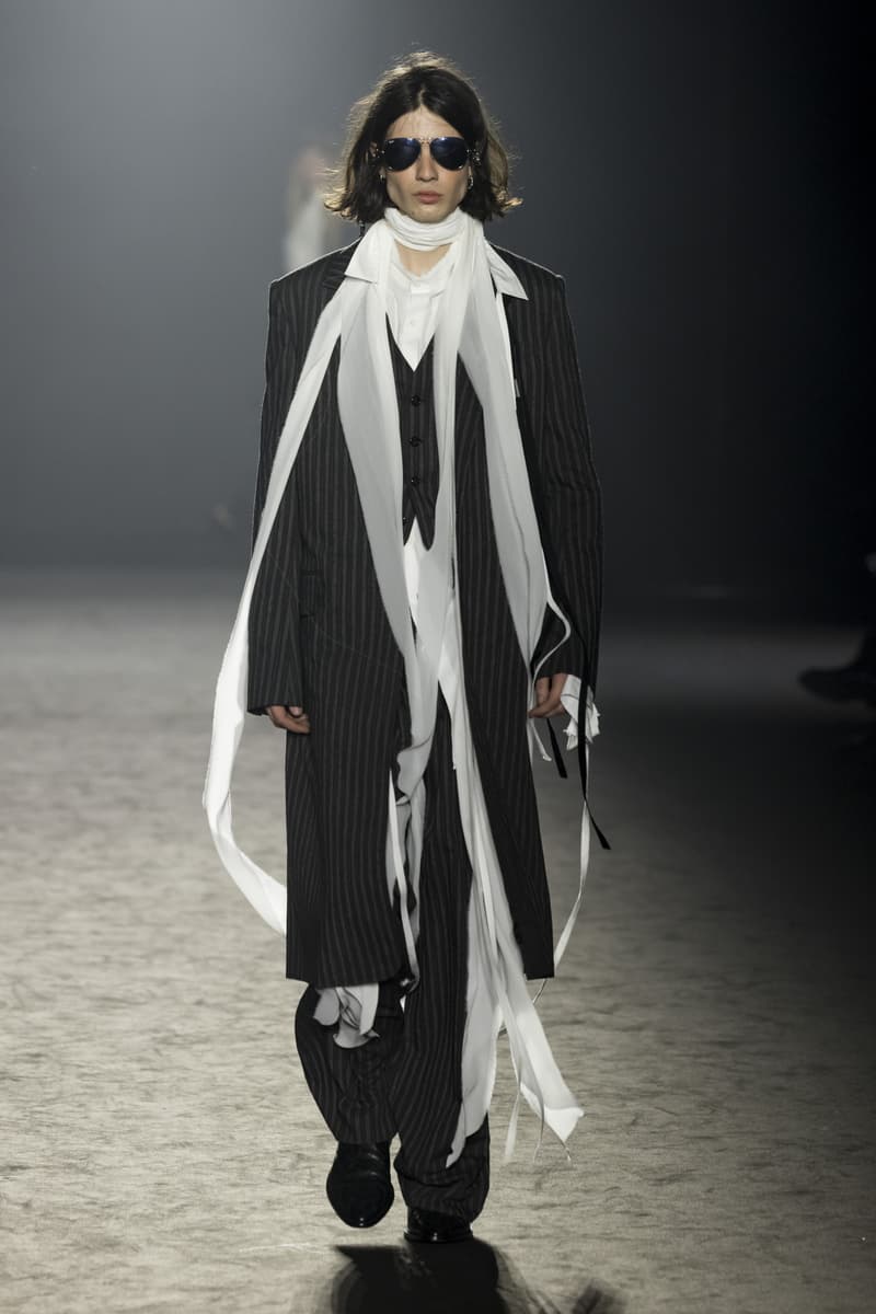 Ann Demeulemeester Fall Winter 2025 Paris Fashion Week womenswear menswear runway show Stefano Gallici