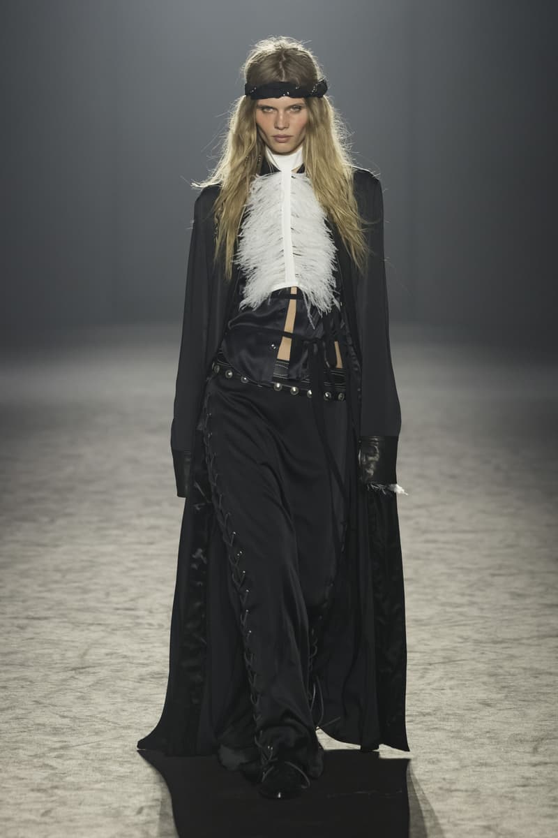 Ann Demeulemeester Fall Winter 2025 Paris Fashion Week womenswear menswear runway show Stefano Gallici