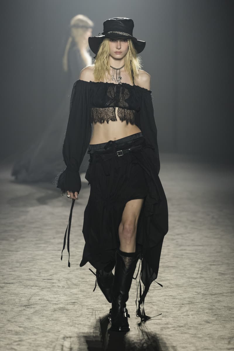 Ann Demeulemeester Fall Winter 2025 Paris Fashion Week womenswear menswear runway show Stefano Gallici