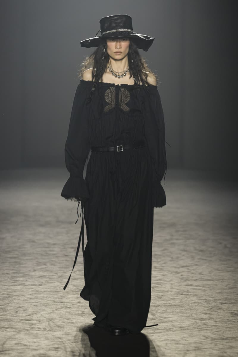 Ann Demeulemeester Fall Winter 2025 Paris Fashion Week womenswear menswear runway show Stefano Gallici