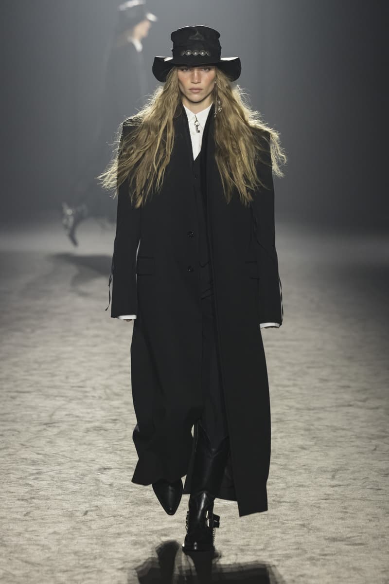 Ann Demeulemeester Fall Winter 2025 Paris Fashion Week womenswear menswear runway show Stefano Gallici