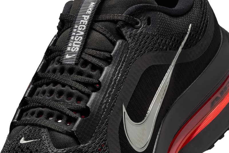 Nike Pegasus Premium "Black/Bright Crimson" Gets Official Release Date