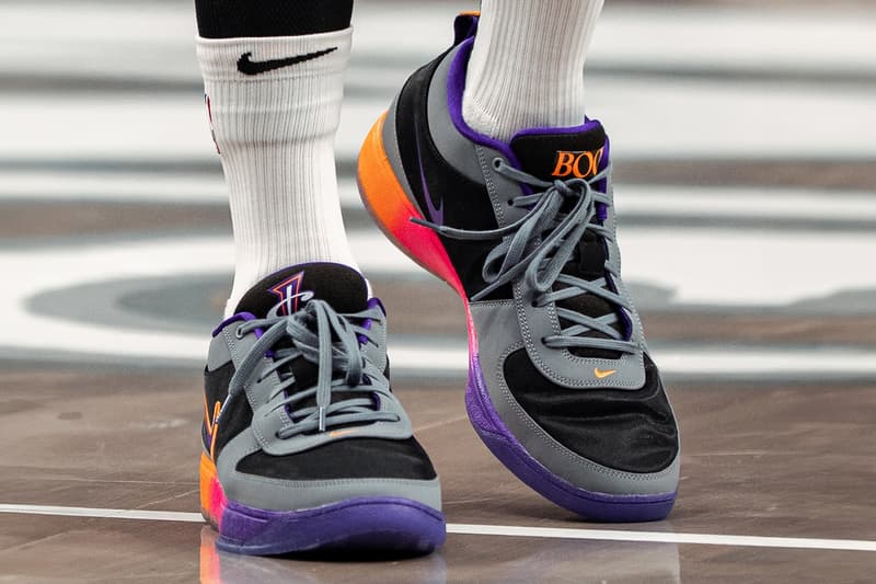 Devin Booker Reveals Air Penny-Inspired Nike Book 1 PE Air Penny V "Suns" phoenix suns arizona nba basketball