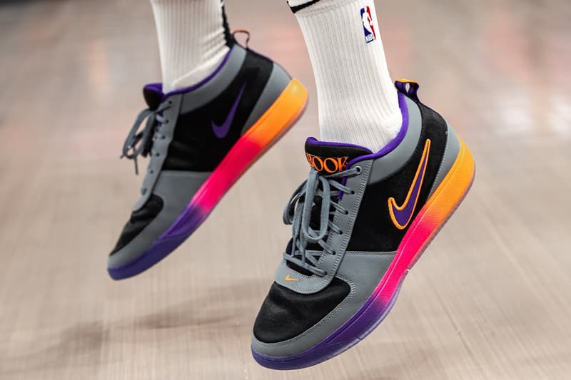 Devin Booker Reveals Air Penny-Inspired Nike Book 1 PE Air Penny V "Suns" phoenix suns arizona nba basketball