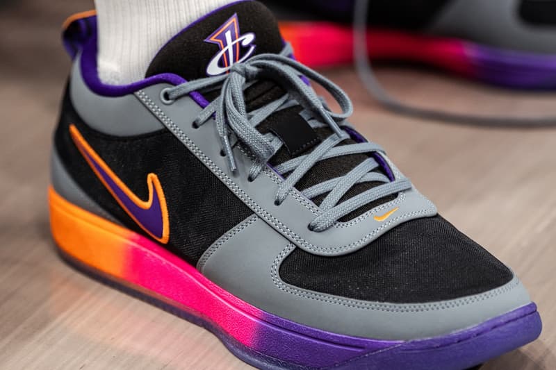 Devin Booker Reveals Air Penny-Inspired Nike Book 1 PE Air Penny V "Suns" phoenix suns arizona nba basketball