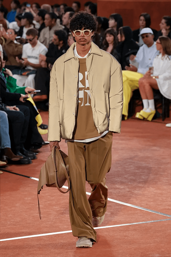 Lacoste Fall Winter 2025 Paris Fashion Week Pelagia Kolotouros womenswear menswear runway show roland garros tennis sportswear