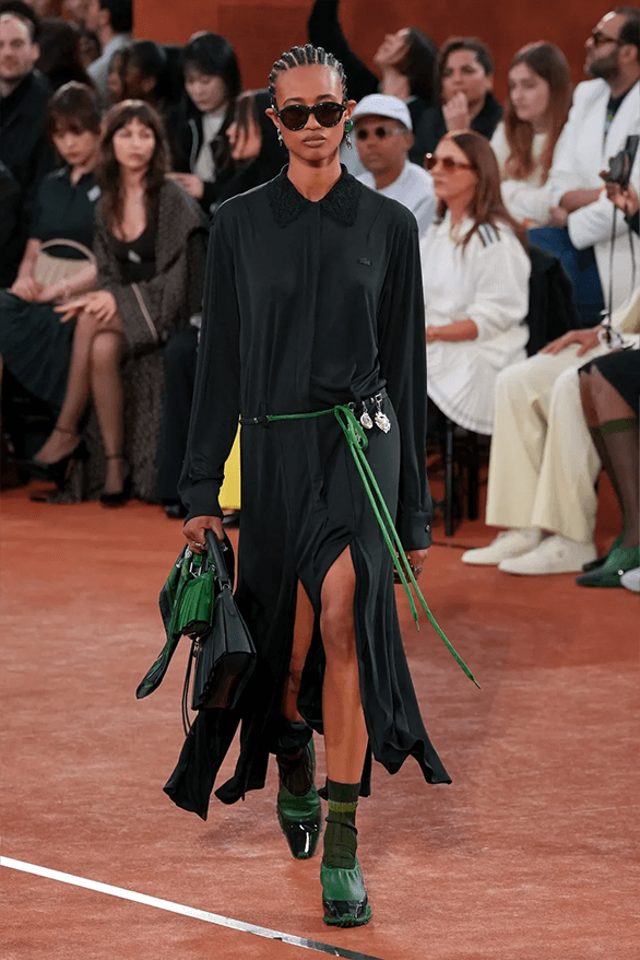 Lacoste Fall Winter 2025 Paris Fashion Week Pelagia Kolotouros womenswear menswear runway show roland garros tennis sportswear