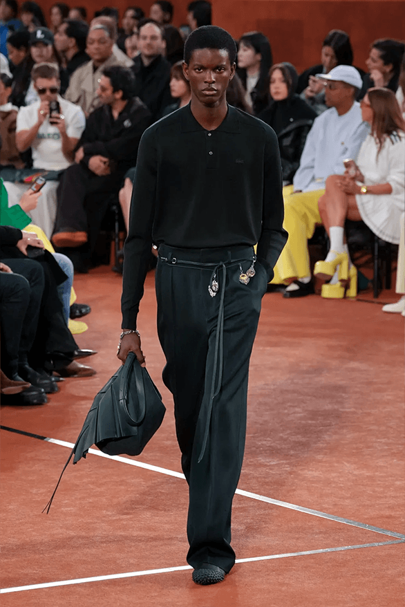 Lacoste Fall Winter 2025 Paris Fashion Week Pelagia Kolotouros womenswear menswear runway show roland garros tennis sportswear