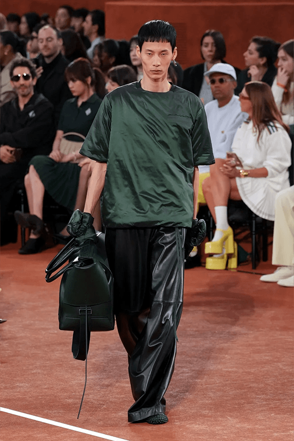 Lacoste Fall Winter 2025 Paris Fashion Week Pelagia Kolotouros womenswear menswear runway show roland garros tennis sportswear