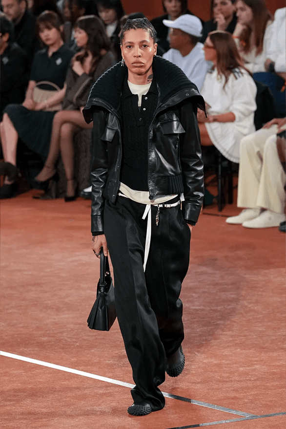 Lacoste Fall Winter 2025 Paris Fashion Week Pelagia Kolotouros womenswear menswear runway show roland garros tennis sportswear