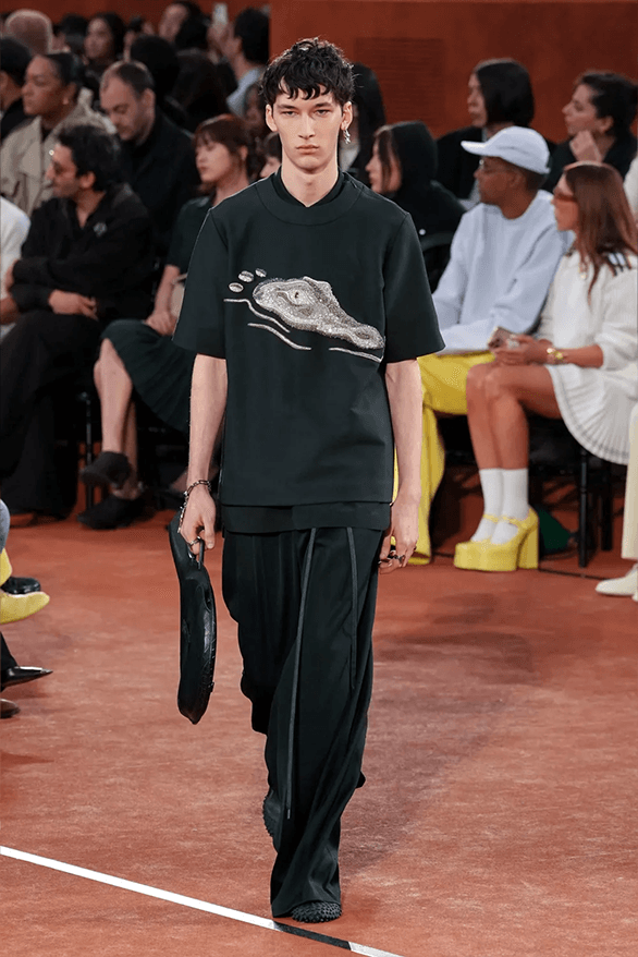 Lacoste Fall Winter 2025 Paris Fashion Week Pelagia Kolotouros womenswear menswear runway show roland garros tennis sportswear