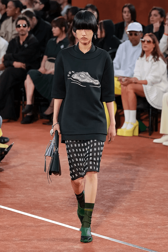 Lacoste Fall Winter 2025 Paris Fashion Week Pelagia Kolotouros womenswear menswear runway show roland garros tennis sportswear