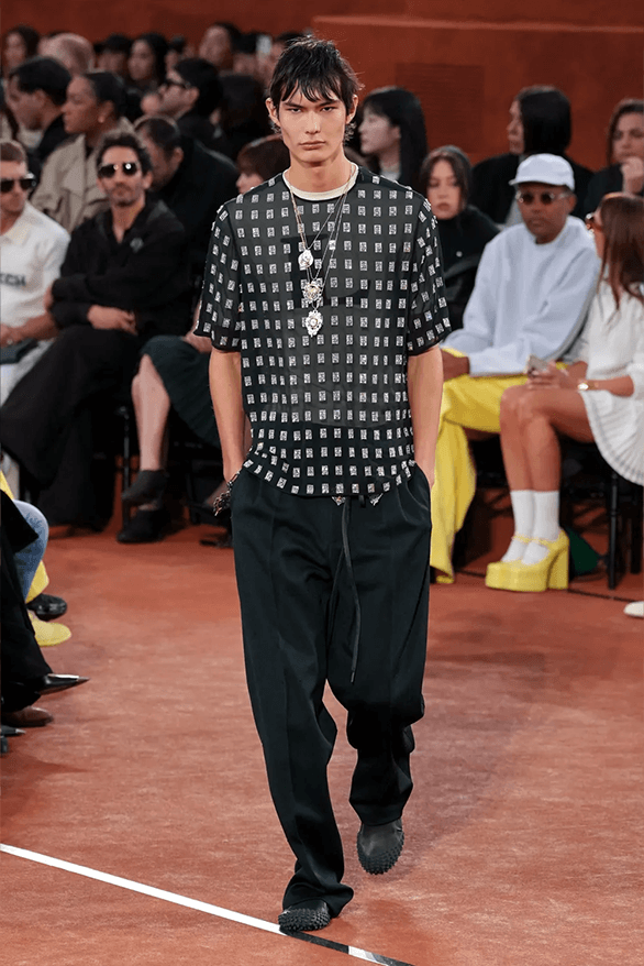 Lacoste Fall Winter 2025 Paris Fashion Week Pelagia Kolotouros womenswear menswear runway show roland garros tennis sportswear