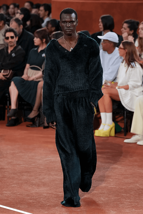 Lacoste Fall Winter 2025 Paris Fashion Week Pelagia Kolotouros womenswear menswear runway show roland garros tennis sportswear
