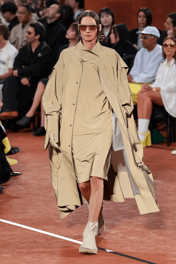Lacoste Fall Winter 2025 Paris Fashion Week Pelagia Kolotouros womenswear menswear runway show roland garros tennis sportswear