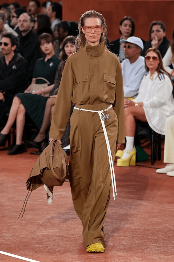 Lacoste Fall Winter 2025 Paris Fashion Week Pelagia Kolotouros womenswear menswear runway show roland garros tennis sportswear