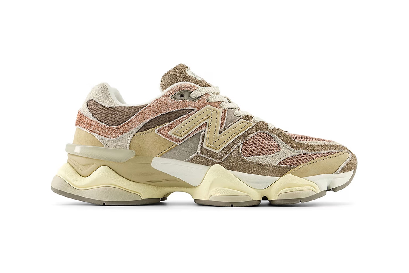 New Balance Reveals "Washed Suede" Pack 9060 "Landslide"; "Olivine"; "Cornflower Blue" sneaker vintage release info price outsole mes lacing 