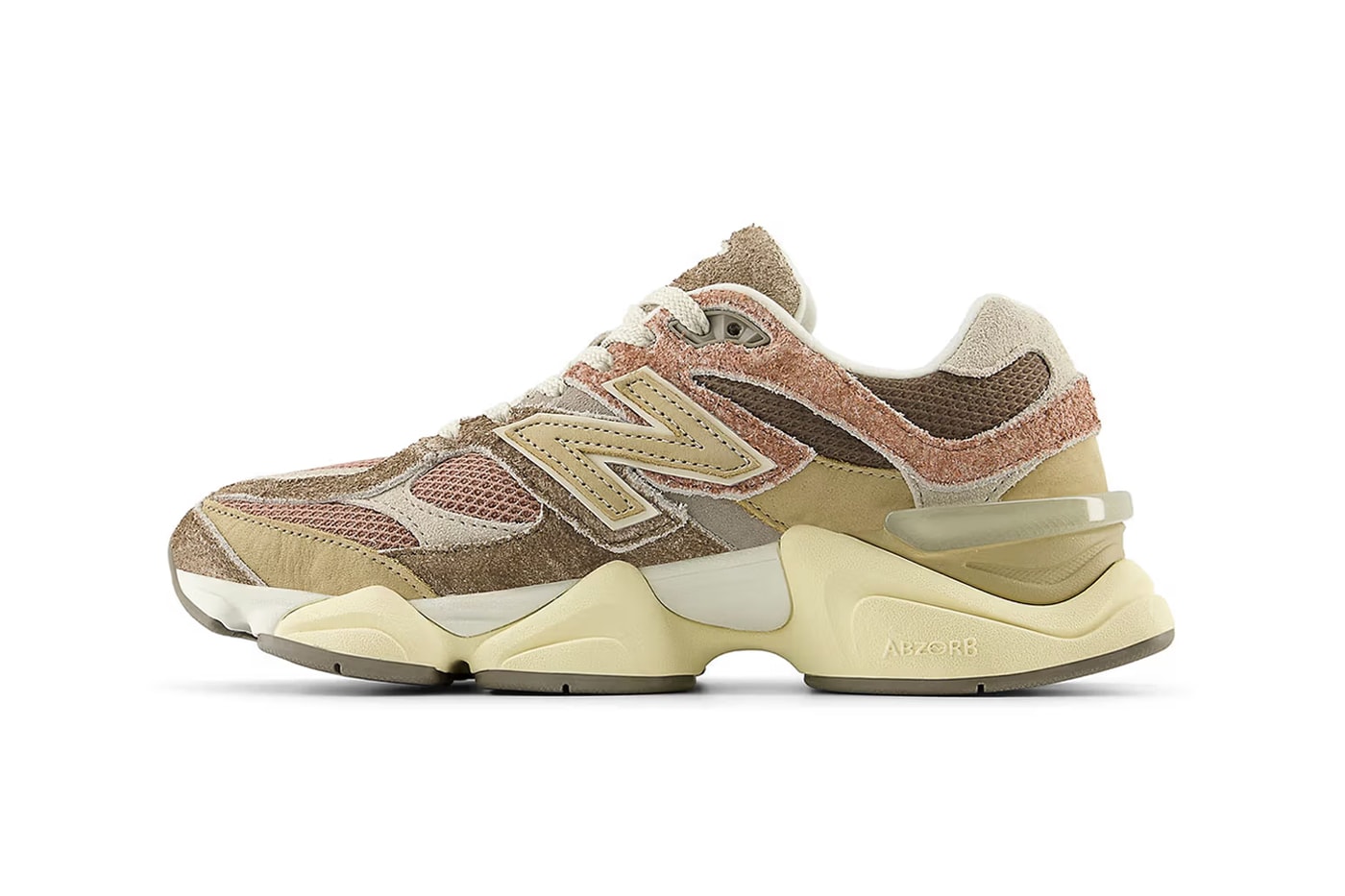 New Balance Reveals "Washed Suede" Pack 9060 "Landslide"; "Olivine"; "Cornflower Blue" sneaker vintage release info price outsole mes lacing 