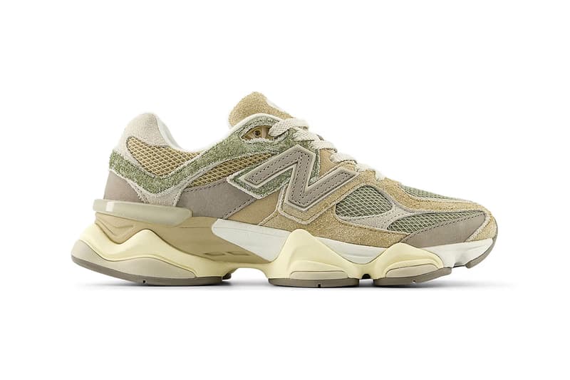 New Balance Reveals "Washed Suede" Pack 9060 "Landslide"; "Olivine"; "Cornflower Blue" sneaker vintage release info price outsole mes lacing 