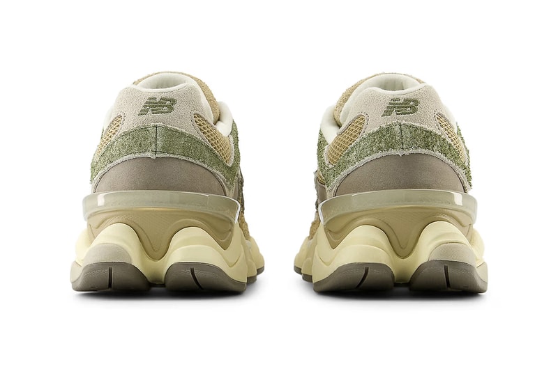 New Balance Reveals "Washed Suede" Pack 9060 "Landslide"; "Olivine"; "Cornflower Blue" sneaker vintage release info price outsole mes lacing 