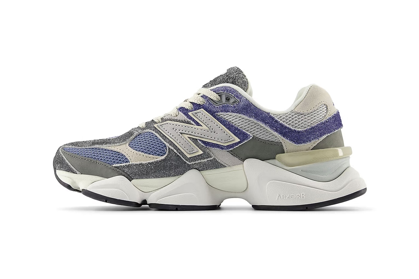 New Balance Reveals "Washed Suede" Pack 9060 "Landslide"; "Olivine"; "Cornflower Blue" sneaker vintage release info price outsole mes lacing 