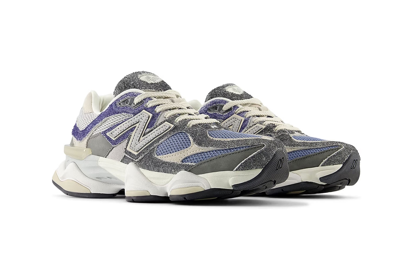 New Balance Reveals "Washed Suede" Pack 9060 "Landslide"; "Olivine"; "Cornflower Blue" sneaker vintage release info price outsole mes lacing 
