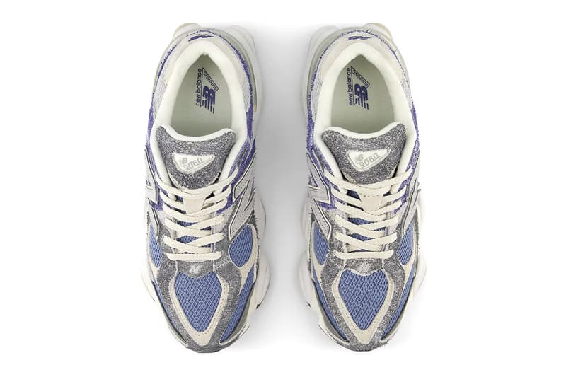 New Balance Reveals "Washed Suede" Pack 9060 "Landslide"; "Olivine"; "Cornflower Blue" sneaker vintage release info price outsole mes lacing 