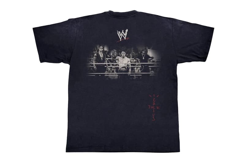 Travis Scott WWE wrestling is real t-shirt collaboration Release Info