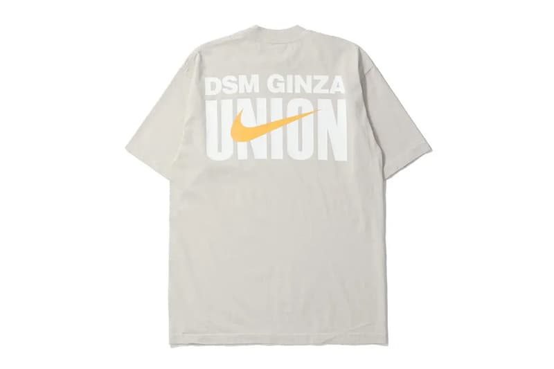 UNION Nike dover street market dsm Ginza spring 2025 pop up T-Shirt collaboration Release Info